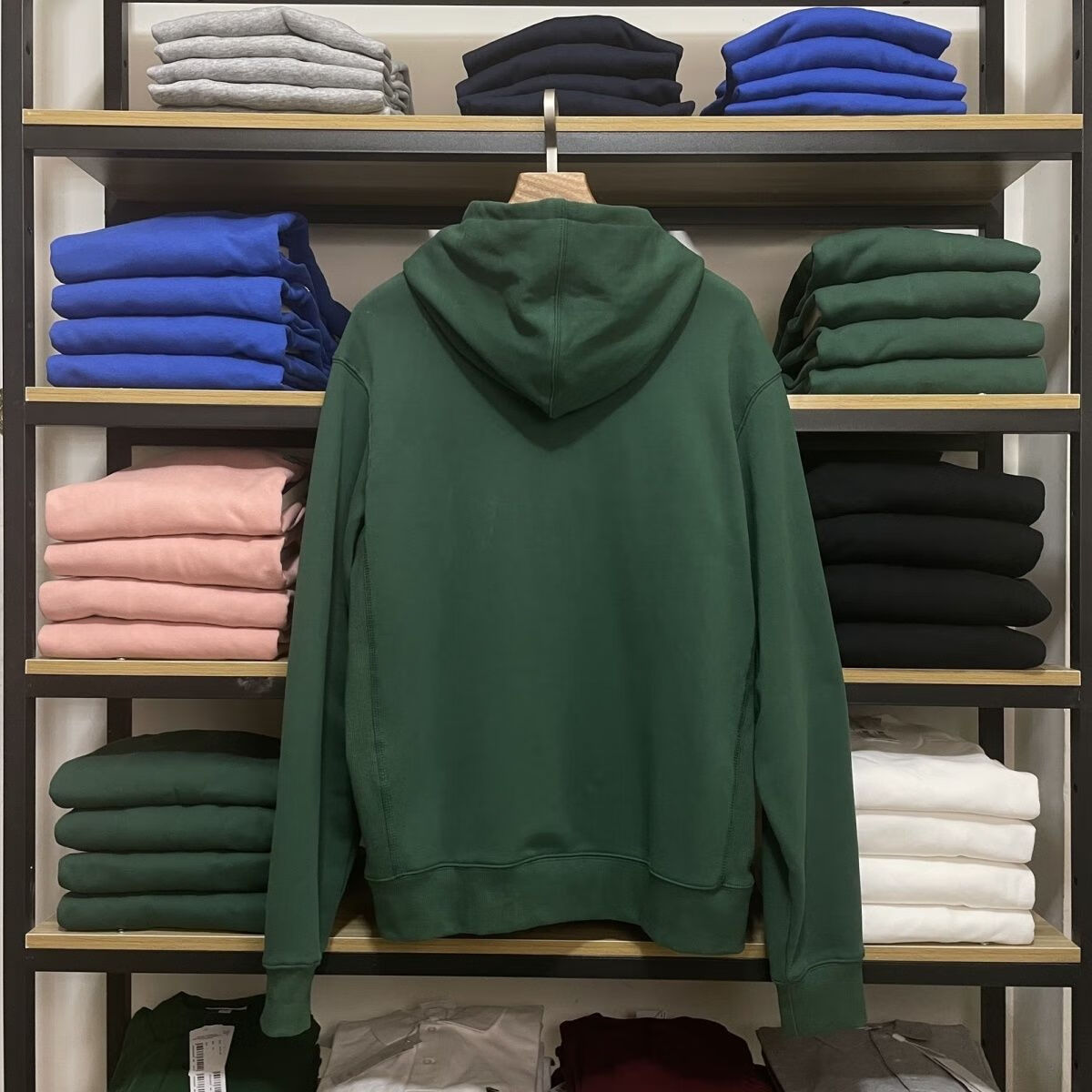 lacoste 代购法国鳄鱼秋冬款连帽卫衣长袖纯棉套头休闲百搭情侣款6721