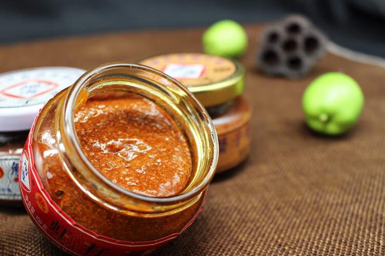 山东烟台特产虾籽酱 蟹籽酱即食海鲜虾子酱 虾子酱蟹子酱103g/瓶*4瓶