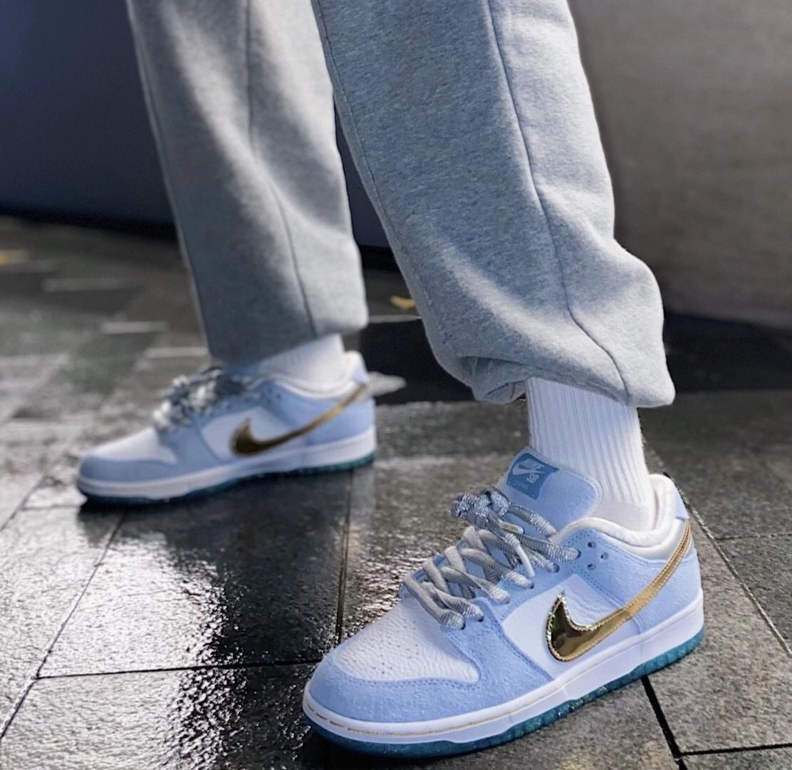 冰雪奇缘联名王一博同款sbdunk蓝人aj男女款男女休闲板鞋 冰雪奇缘 36