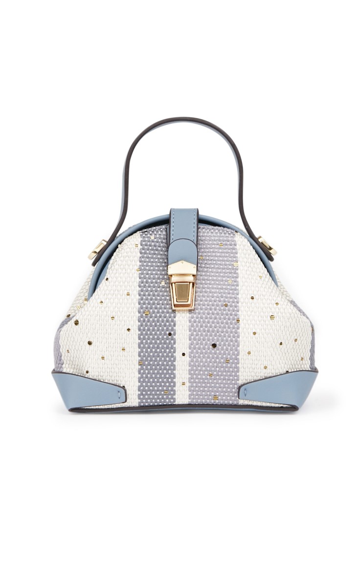 vero moda春夏新款复古日系度假风包包女321285011 浅蓝色 均码