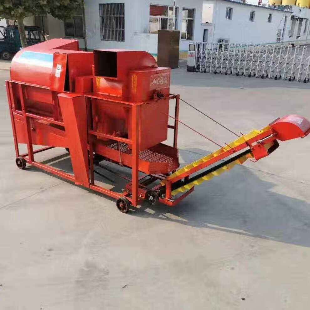 全喂入干湿两用花生摘果机带自动装袋花生打果机去秧机摘果干净 配75