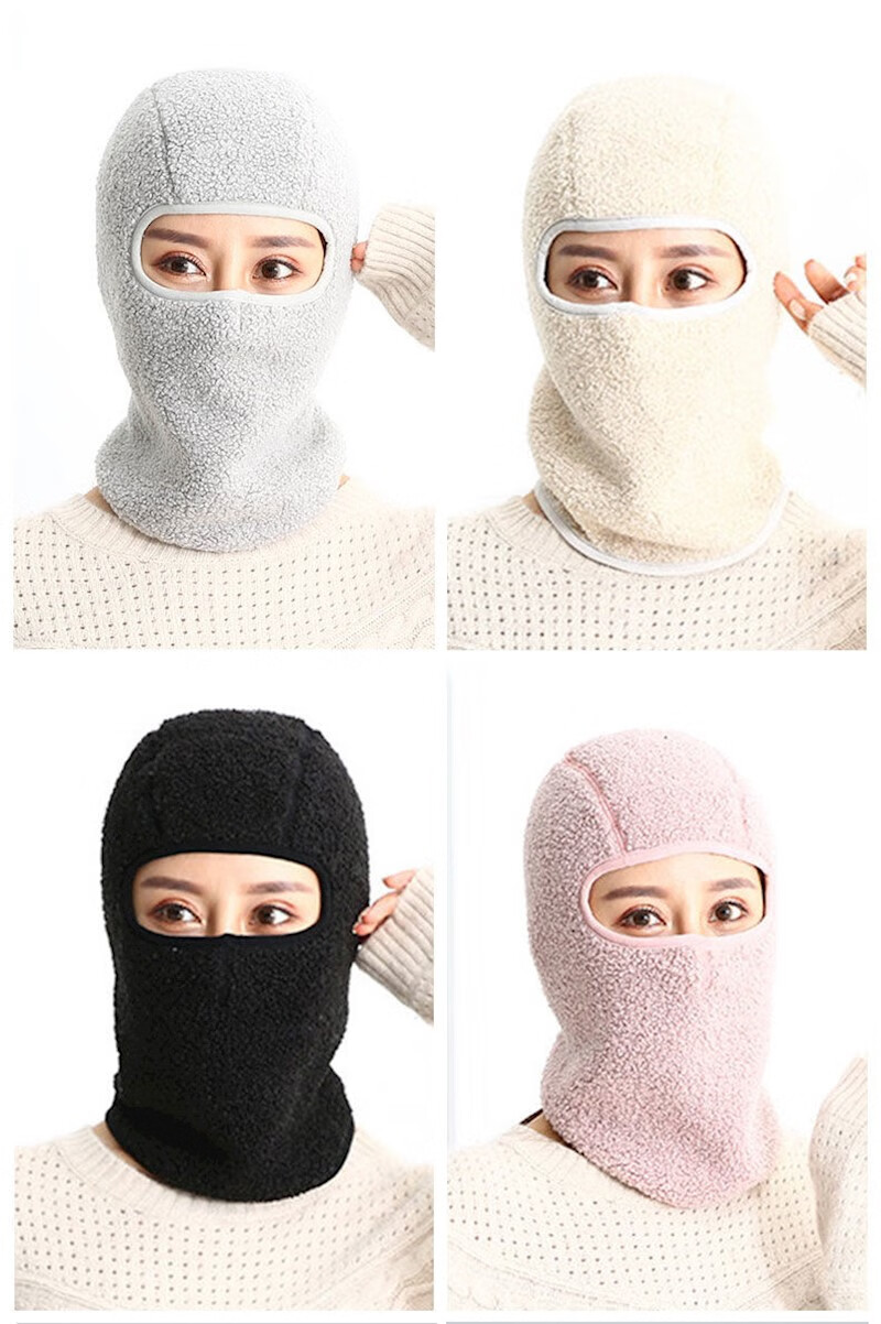 骑车防风套头帽子冬季男摩托电瓶车骑行护脸头套加绒保暖防寒面罩