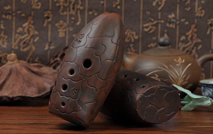 空谷埙双腔十孔埙成人初学十孔鱼埙g调儿童演奏练习普及埙f调可水洗埙