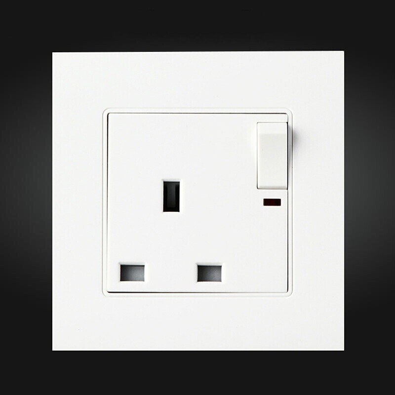 英标英式香港港版插座86型面板带开关插座面板 英规英制插