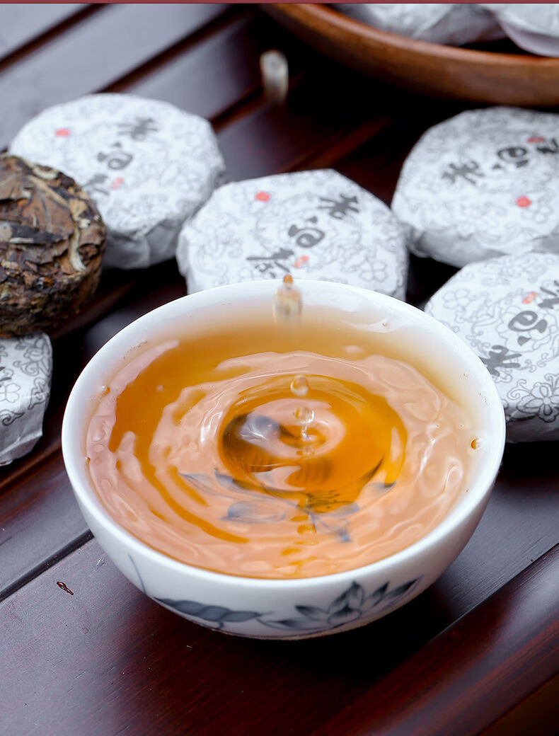 陈皮白茶福鼎白茶饼寿眉贡眉陈老白茶小茶饼茶叶100g-400g 陈皮白茶