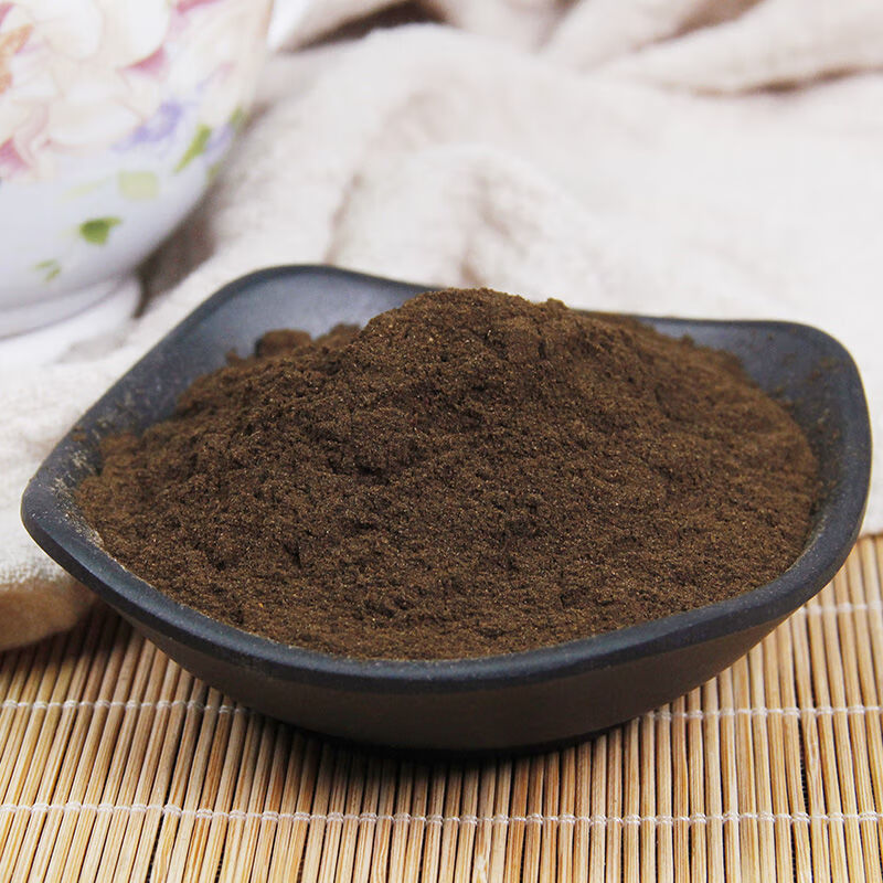 蒲黄炭中药材炒蒲黄粉黑蒲黄生蒲黄粉250克蒲黄炭250克