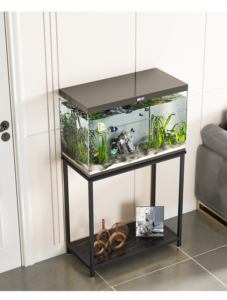 sivir 鱼缸架子底座家用鱼缸架子简易龟缸置物架靠墙水族箱定做铁艺