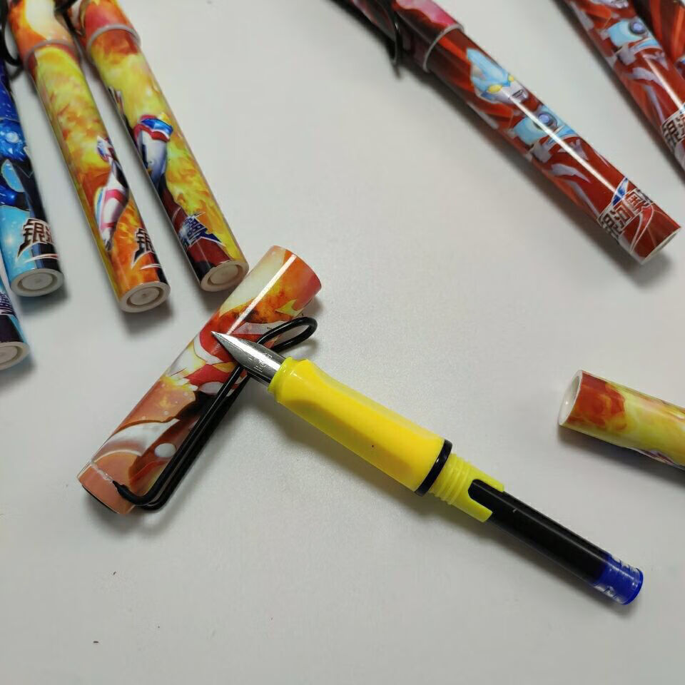 姒桀sj姒桀sj奥特曼钢笔三年级小学生正姿练字换囊钢笔纯蓝灌篮高手