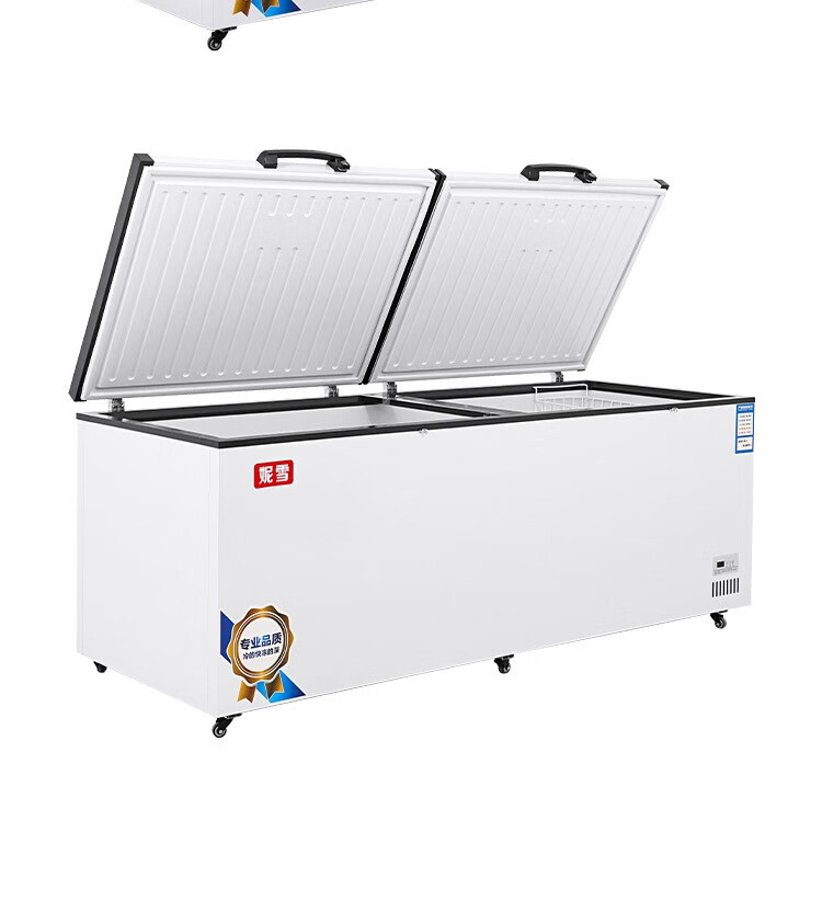 妮雪商用冰柜双温双室冷柜冷柜卧式冷柜商用冷柜展示柜628双温一半
