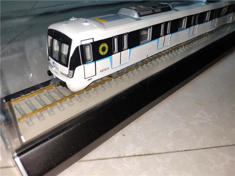成都地铁模型1271018熊猫号线静态仿真模型玩具成品火车礼纪念品168