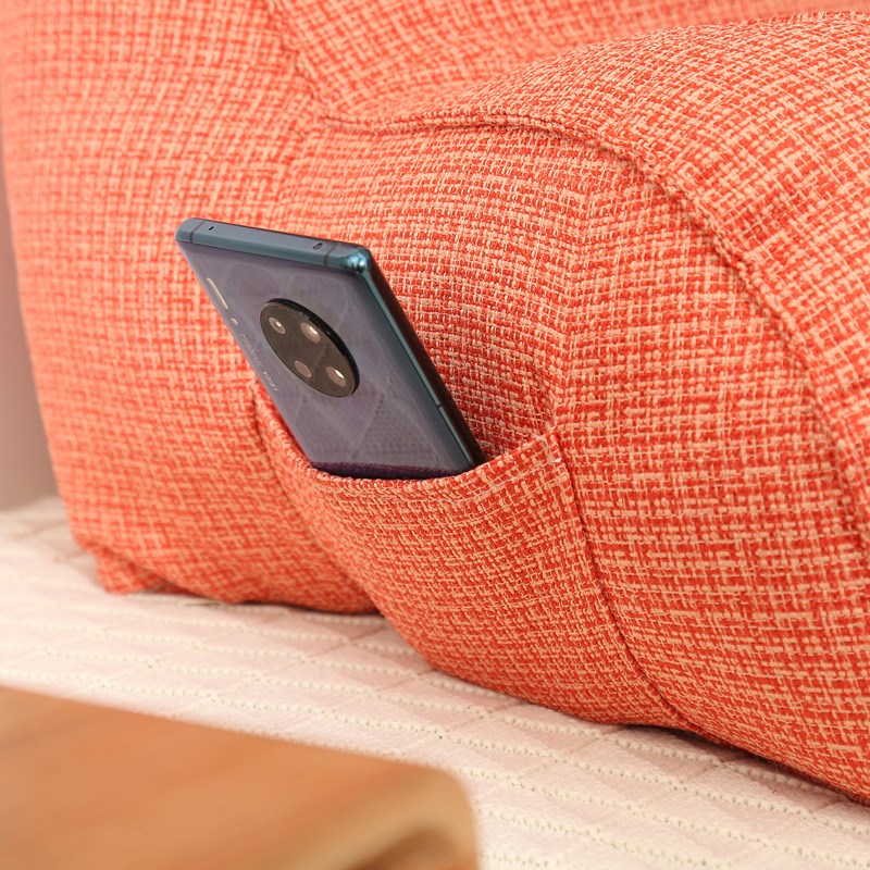 儿童床上阅读靠枕 大靠背学生阅读书枕头珍珠棉支撑靠枕办公室网红