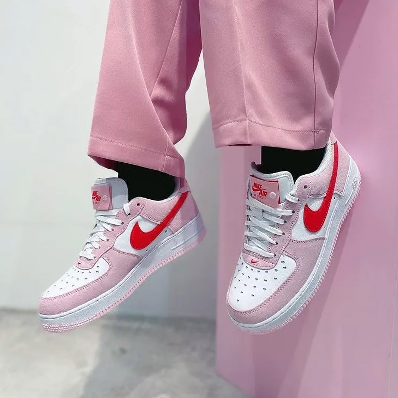 nikeaf1耐克板鞋男鞋女鞋空军一号airforce1白蓝热感应情人节蛇纹休闲