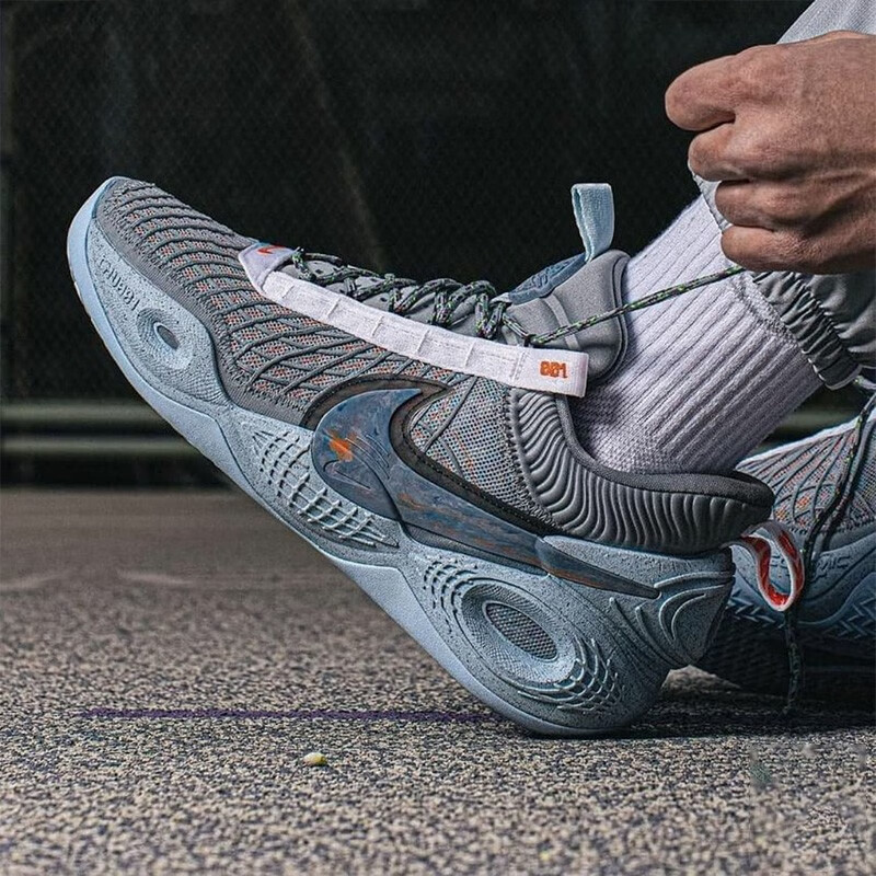 耐克nikecosmicunityep环保材质灰蓝黑绿蓝绿橙男子篮球鞋dd2737001黑