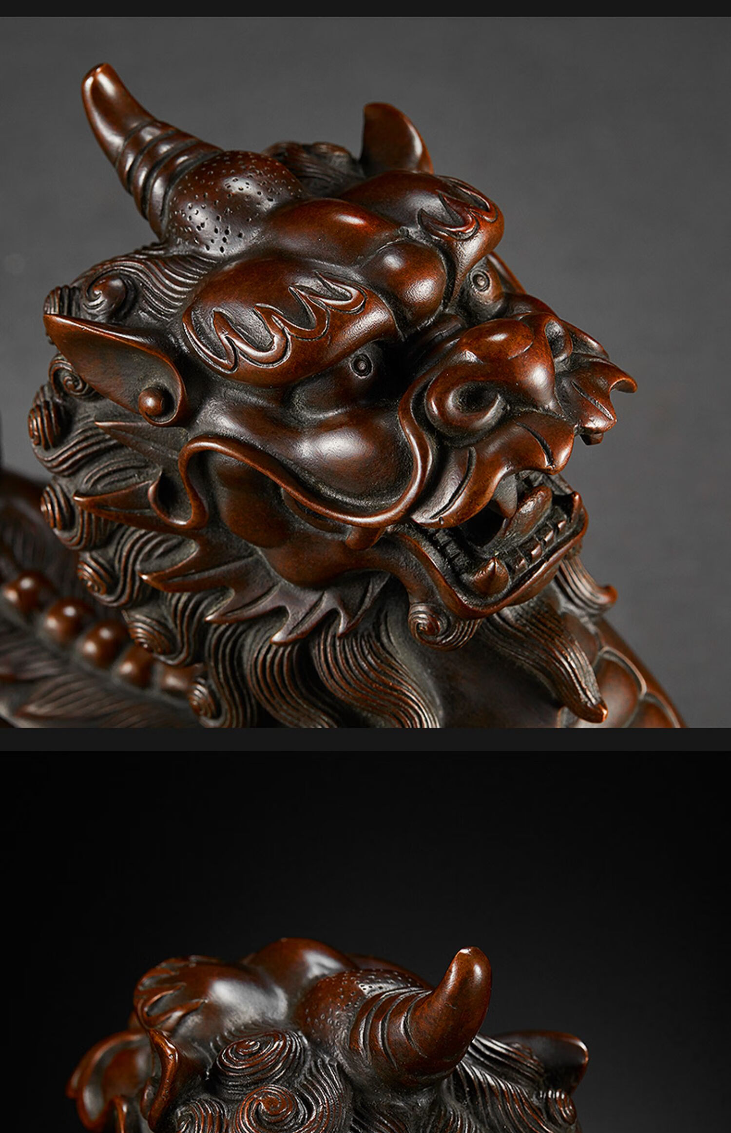 徐红军作品紫铜摆件天禄全铜摆件家居饰品工艺品新年元旦节过年礼物