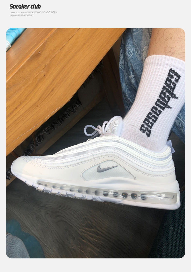 nikeairmax97纯白子弹全掌气垫跑步鞋92182692182610141