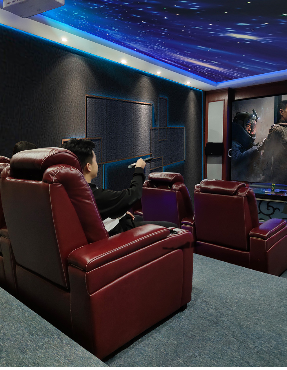 世藤家园家庭影院沙发电动舱私人别墅影音室影视厅观影座椅32扶手豪华