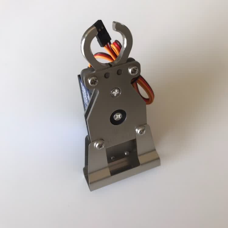 金属水舵机脱钩器无人机投放器遥控船拉网自动开关空中救援抛物 黑色