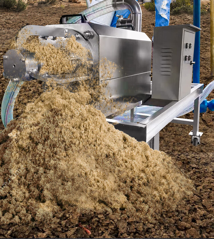 多瑙梦牛粪鸡粪脱水机猪粪干湿分离机养殖场畜禽粪便固液分离机环保