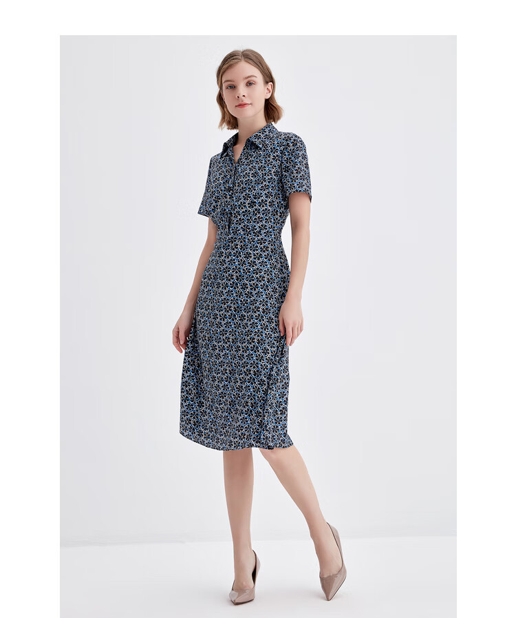 女装 连衣裙 欧柏兰奴(omnialuo) 欧柏兰奴2021年秋季新款连衣裙印花