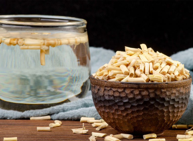 有仁堂白茅根茶500g克白毛根中草药材粉芦根竹蔗水甜草根坚草跟干品