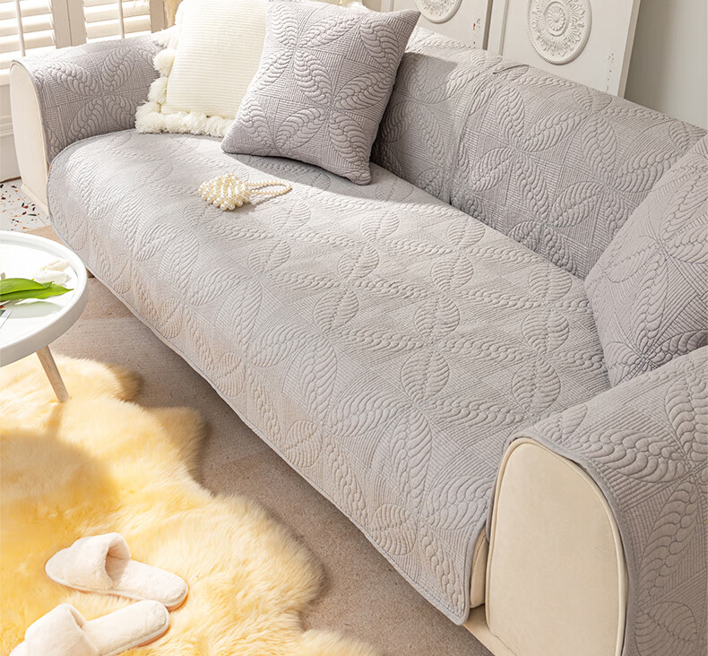 太美鑫新款全棉沙发垫百搭四季通用北欧风布艺沙发套罩客厅防滑坐垫子