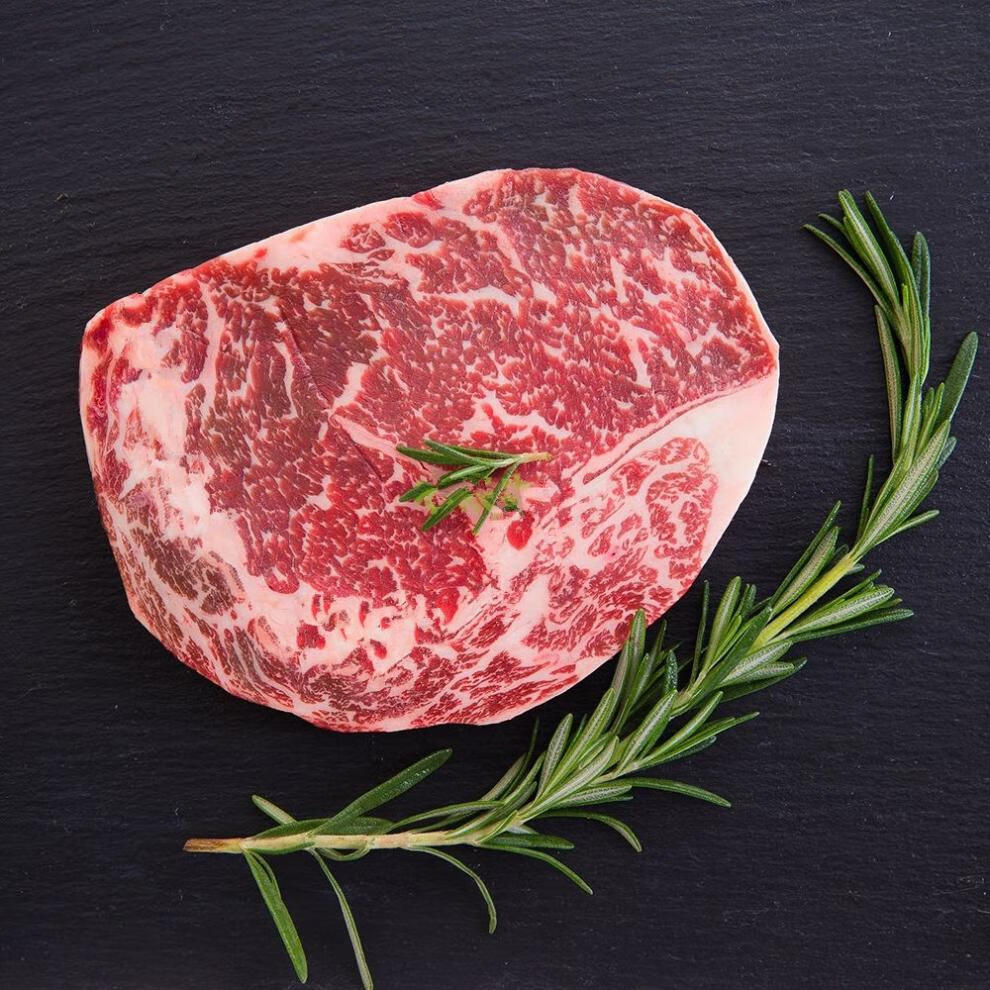 澳洲进口203厂m9级和牛 眼肉牛排厚切 雪花肉眼沙朗牛排 500g