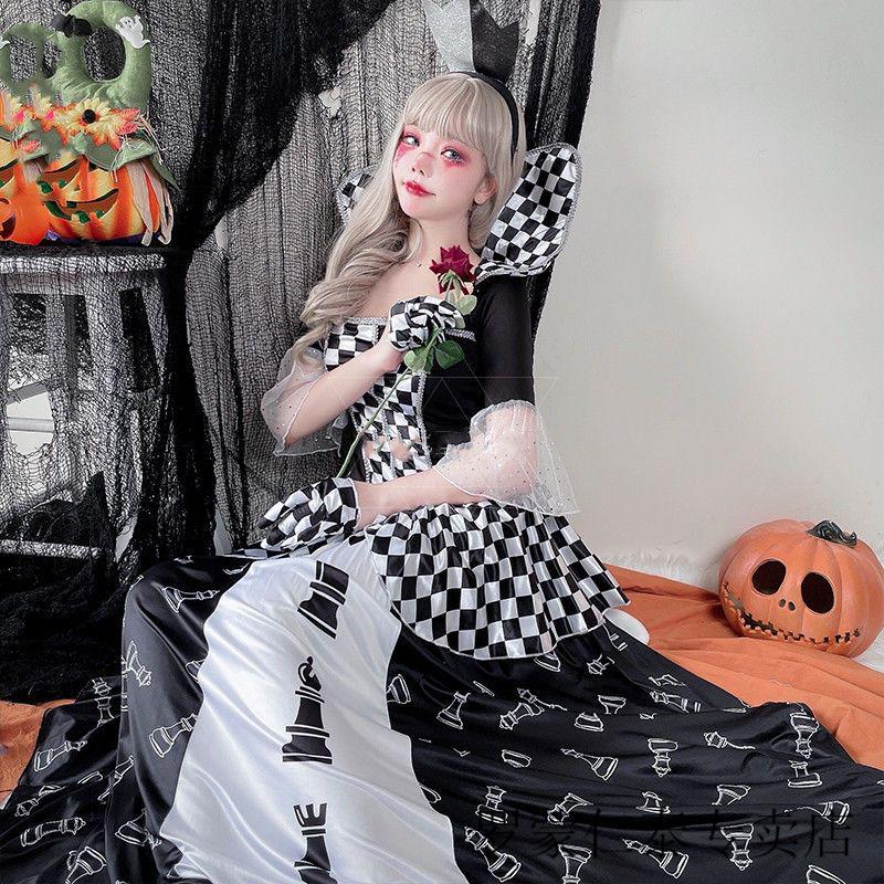 女装店万圣节服装小红帽女巫鬼新娘魔法白雪公主装斗篷披风cosplay