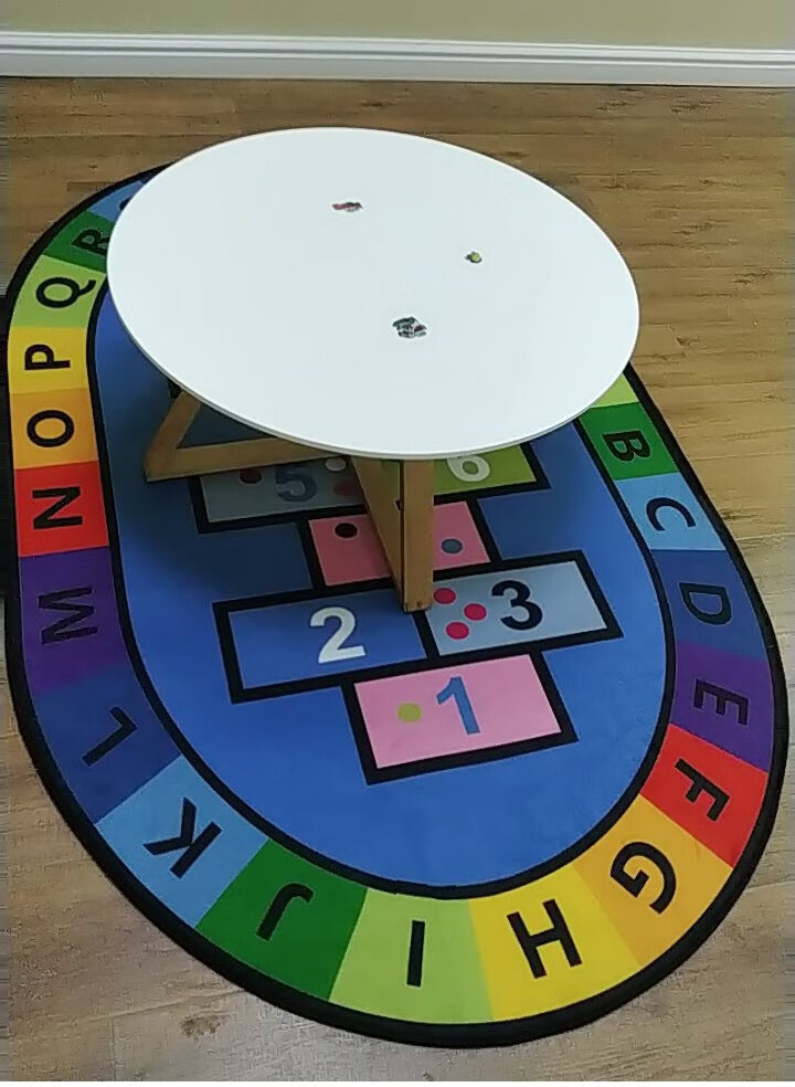 早教中心幼儿园阅读区地毯绘本馆书角英语儿童游戏垫 动物 120*160cm