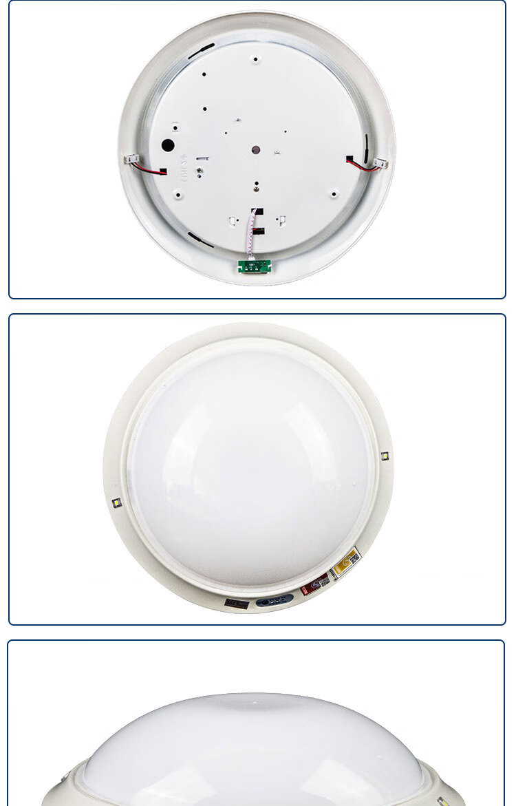 led接體感應吸頂燈消防應急吸頂燈聲光控樓道走廊頂裝照明燈led12w聲