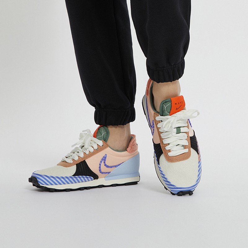 潮耐克nikedaybreaktype休闲运动解构男女鞋白粉华夫鞋白蓝绿白粽复古