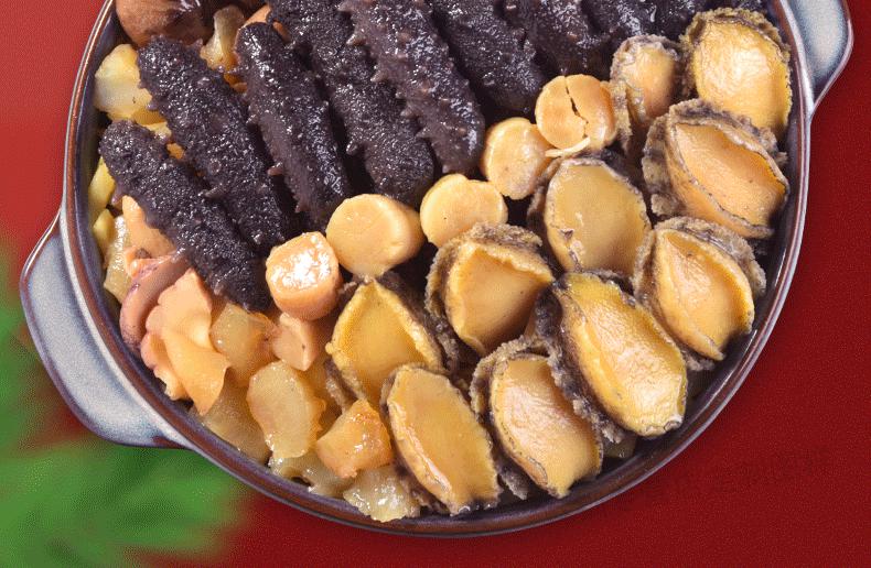 金汤佛跳墙大盆菜加热即食42斤海参鲍鱼10人份熟食高端海鲜家庭宴会装