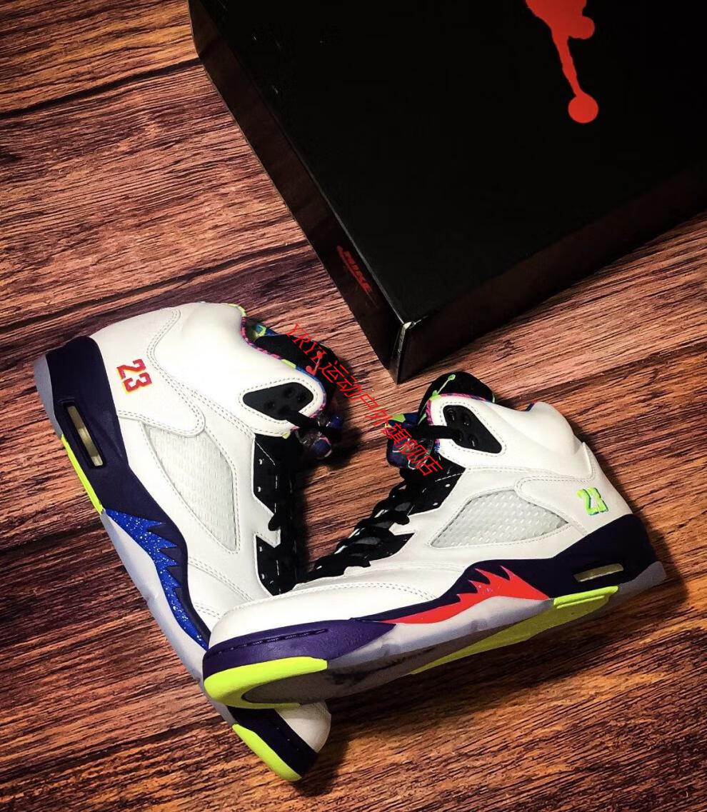 宁官方旗舰aj5流川枫白紫鸳鸯巴黎黑男女同款情侣休闲鞋子运动鞋气垫