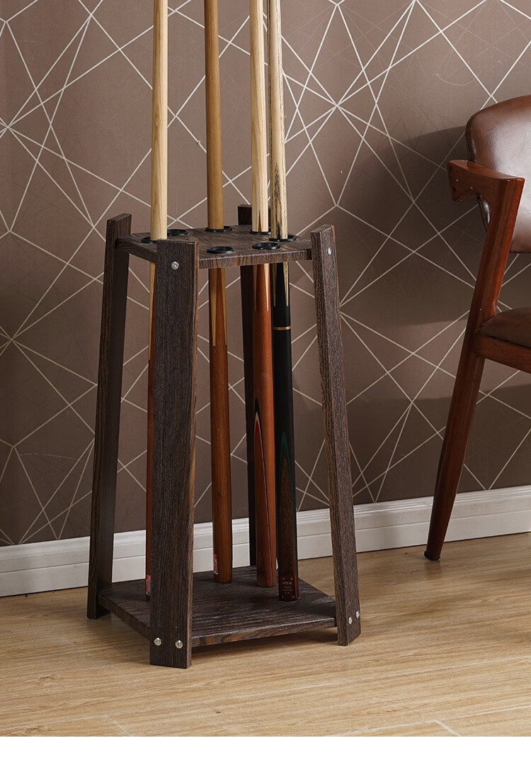 台球用品台球杆架台球杆挂式展示架台球杆架落地式台球杆架子 角形12