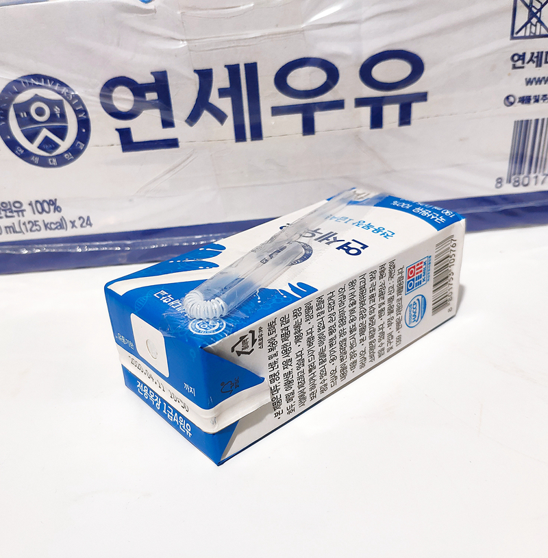 整箱延世牛奶190ml*24韩国进口纯牛奶生牛乳