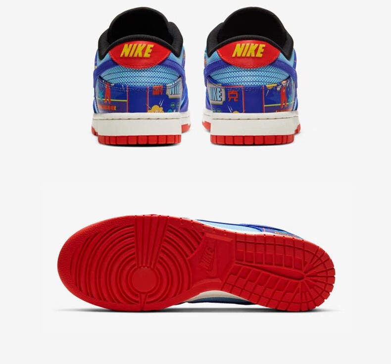 nike耐克dunklow蓝红鞭炮双层刮刮乐男女板鞋dh4966446385
