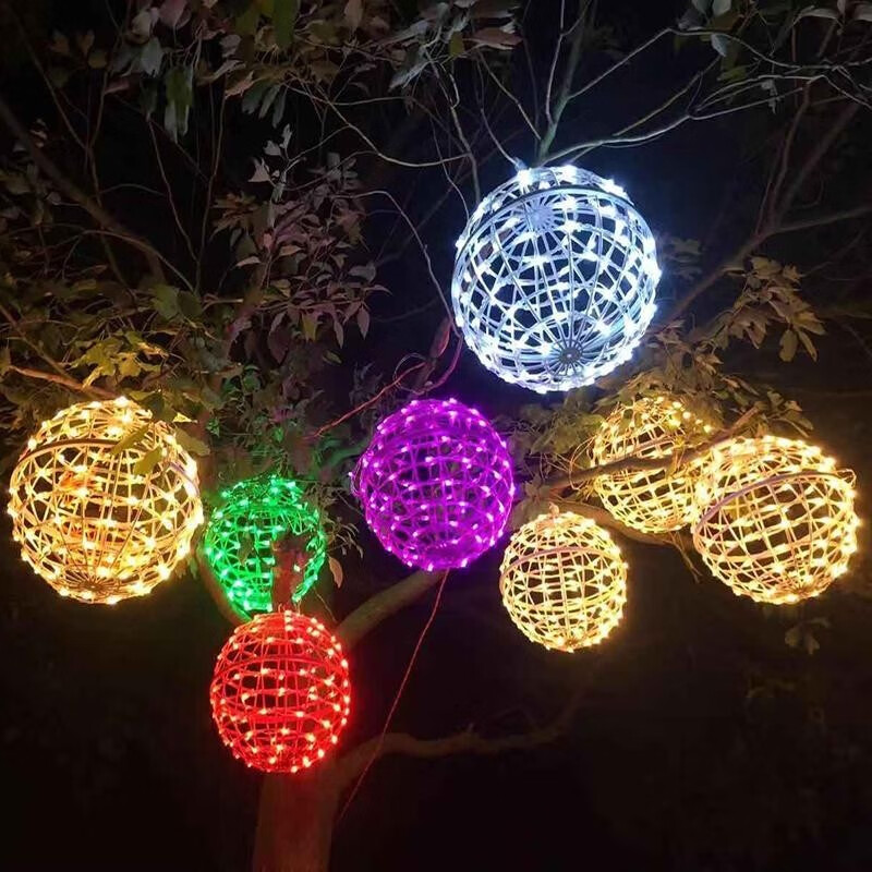 led造型灯户外防水小彩灯树灯户外挂灯室外春节新年圣诞节装饰灯 北极