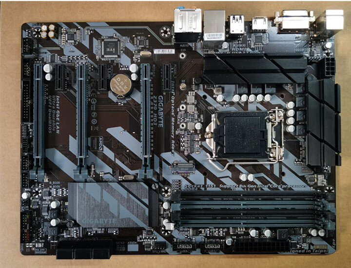 gigabyte/技嘉 z370-hd3z370p-d3 小雕华硕z370p主板支持8 9代cpu