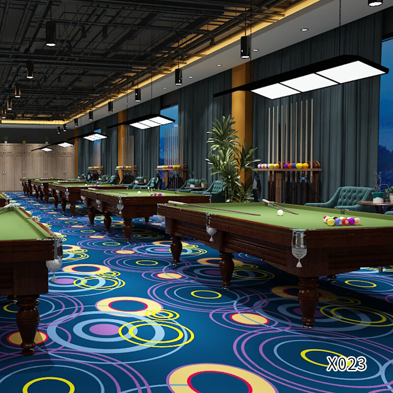 升级款台球桌地毯台球厅地毯专用商用桌球室大面积满铺整卷印花定制