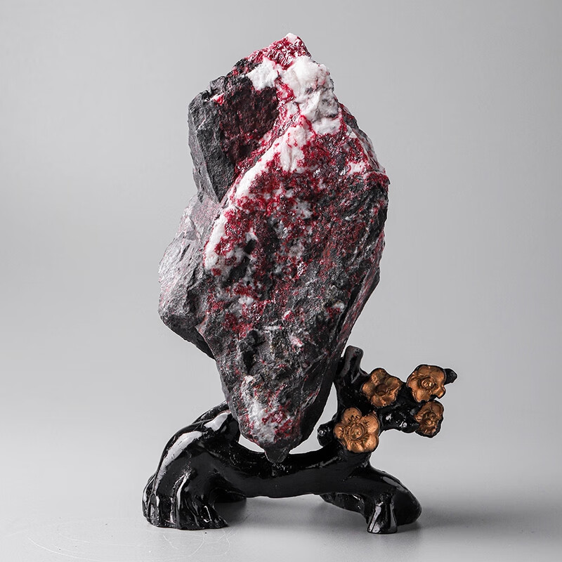 辰世原矿石朱砂摆件天然朱砂中式客厅玄关辰砂乔迁新居开业送礼装饰品