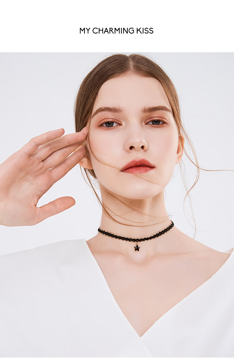 星星choker复古脖子饰品短款颈带项圈项链女潮脖链锁骨链网红颈链