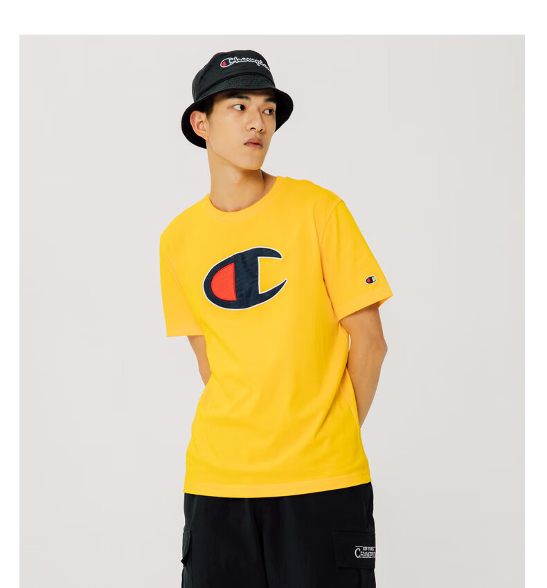 champion2021春夏新款经典大c设计时尚美式街头t恤无性别冠军短袖男女