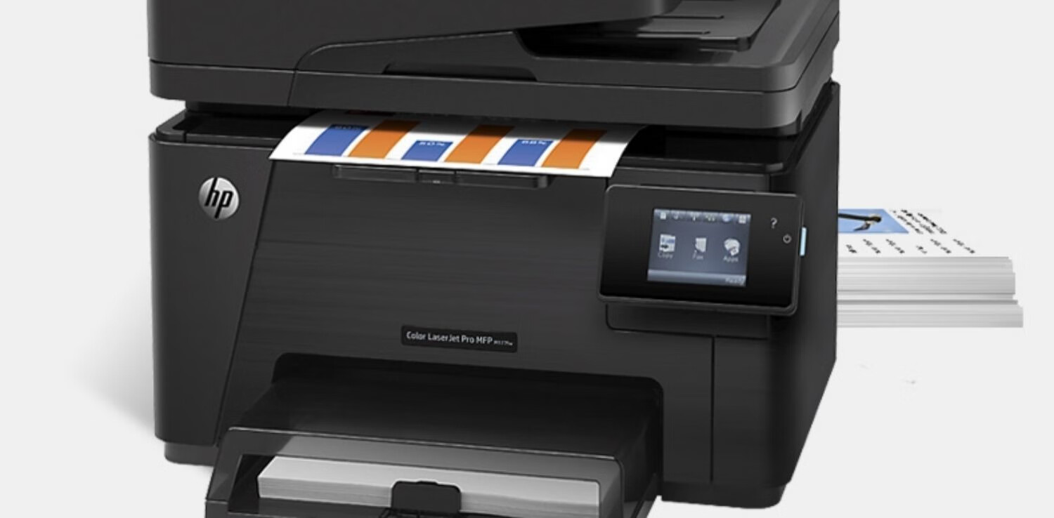 h惠普(huipu) 惠普(hp) 惠普m176n彩色激光一体打印机177fw复印扫描