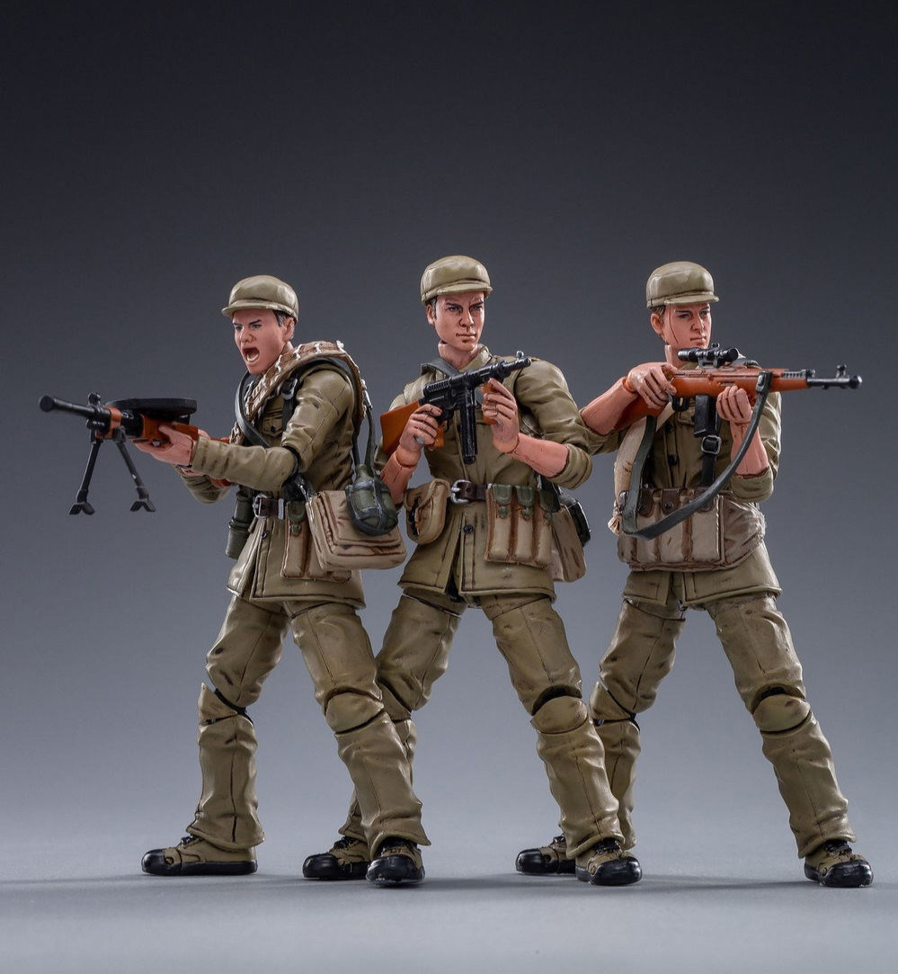 长津湖中国人民士兵抗美援朝志愿军长津湖模型玩偶小人周边兵人物玩