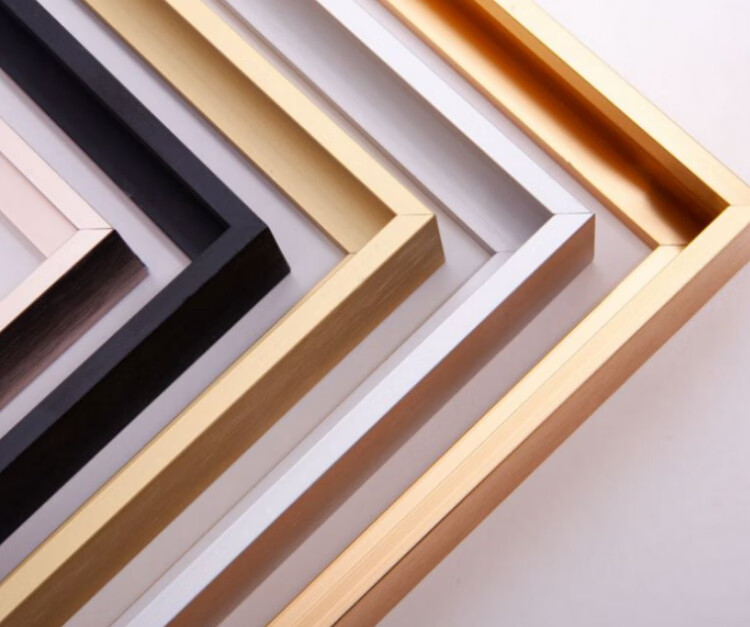 铝合金画框线条金属相框型材镜框边框条拉丝条子广告框海报框定制