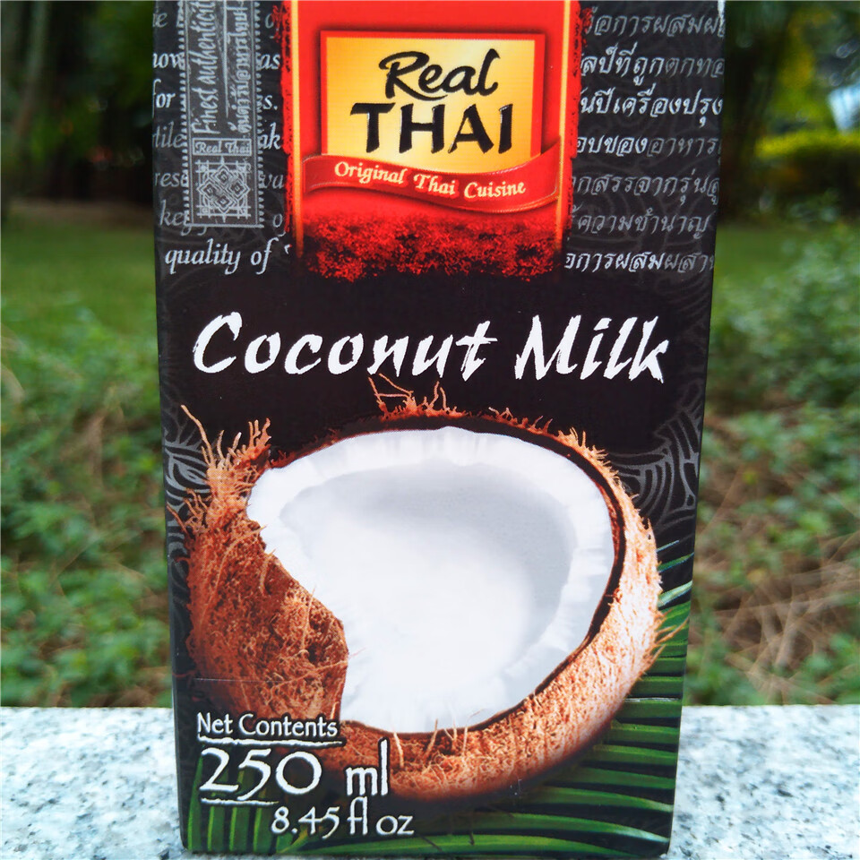 泰国丽尔泰椰浆烘焙原料real thai coconut milk 250ml 1盒