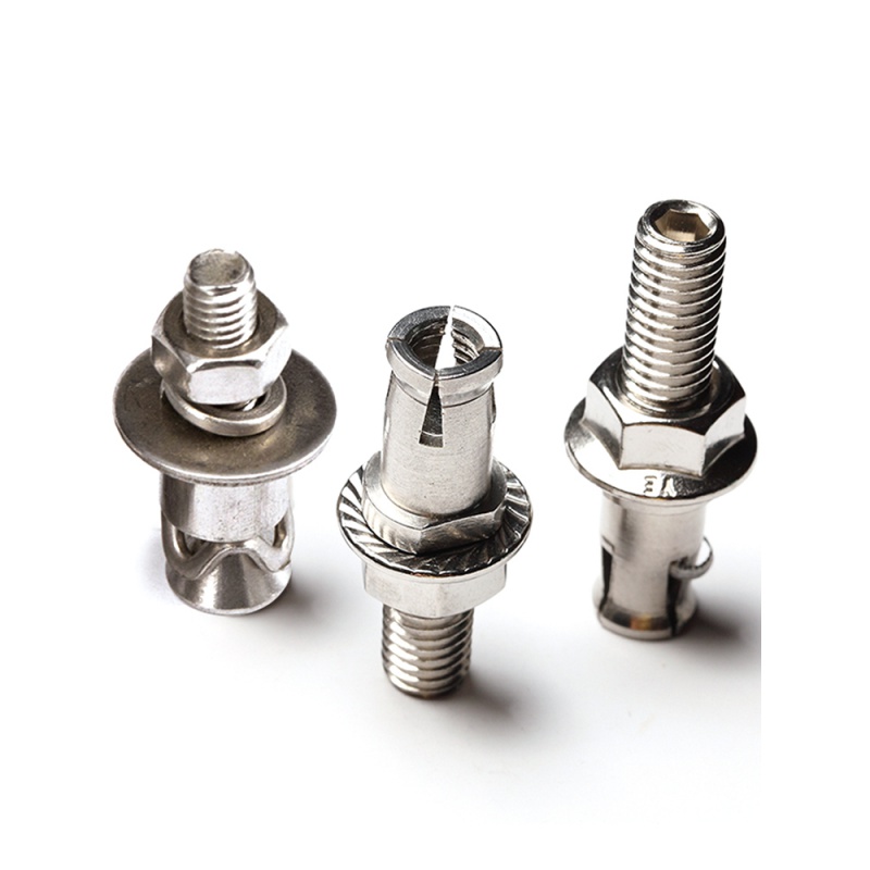 m6m8 304不锈钢背栓螺丝螺拴旋进式背栓五花瓣三角卡膨胀螺栓特殊 m6*
