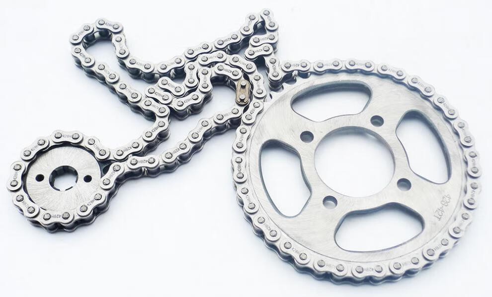 宗申追求zs12550摩托车链轮滑行轮套链小牙盘提速大齿轮链条配件17齿