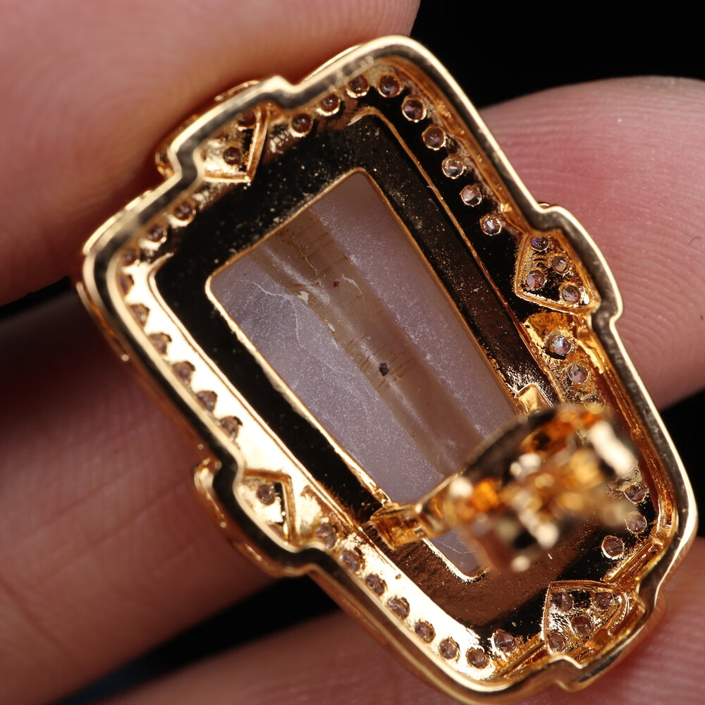 梵隅镶嵌铜四眼断珠天珠耳环藏式至纯断珠玛瑙天珠耳坠配饰