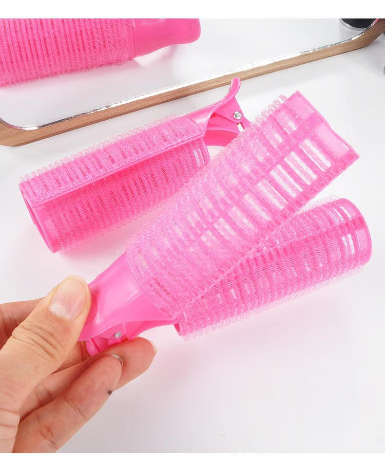 致如祎自粘卷发筒空气刘海固定神器八字卷筒不伤发造型蓬松夹子塑料卷