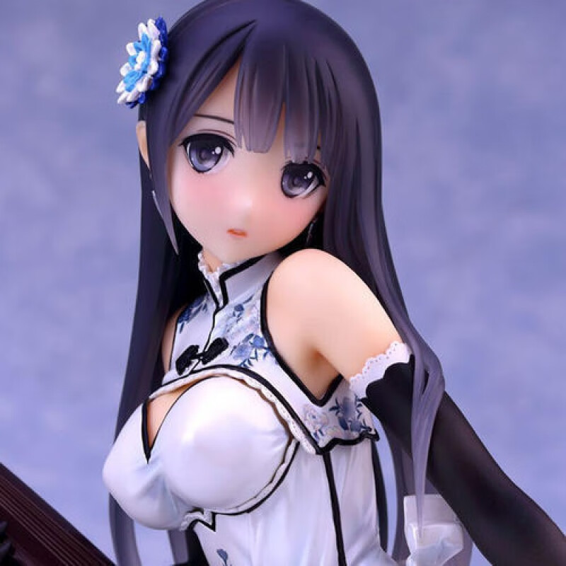 定制动漫二次元玩偶女警小日向兰美女模型机箱人偶摆件配件包 红衣金